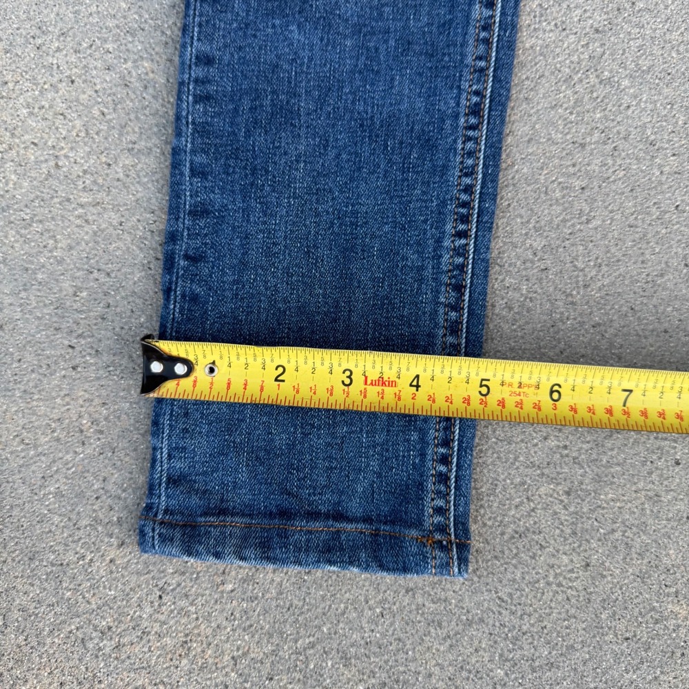 Rag & Bone High Rise Skinny Jeans Blue Denim Size 27 - Picture 5 of 12